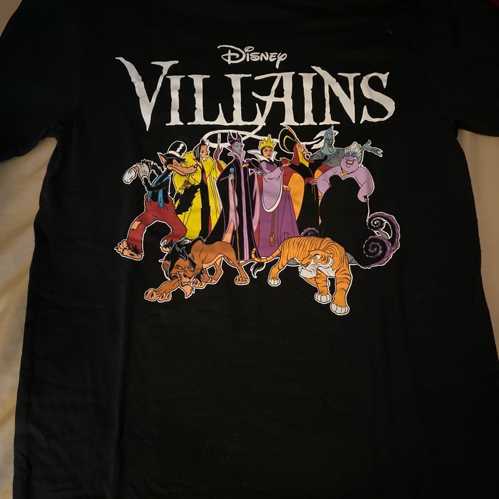 Disney Villains Black Tee - Short Sleeve
